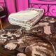 Large vintage bedspread 100% pure sheep wool, 1970s/80s.