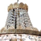 Lustre en cristal, suspension en cristal