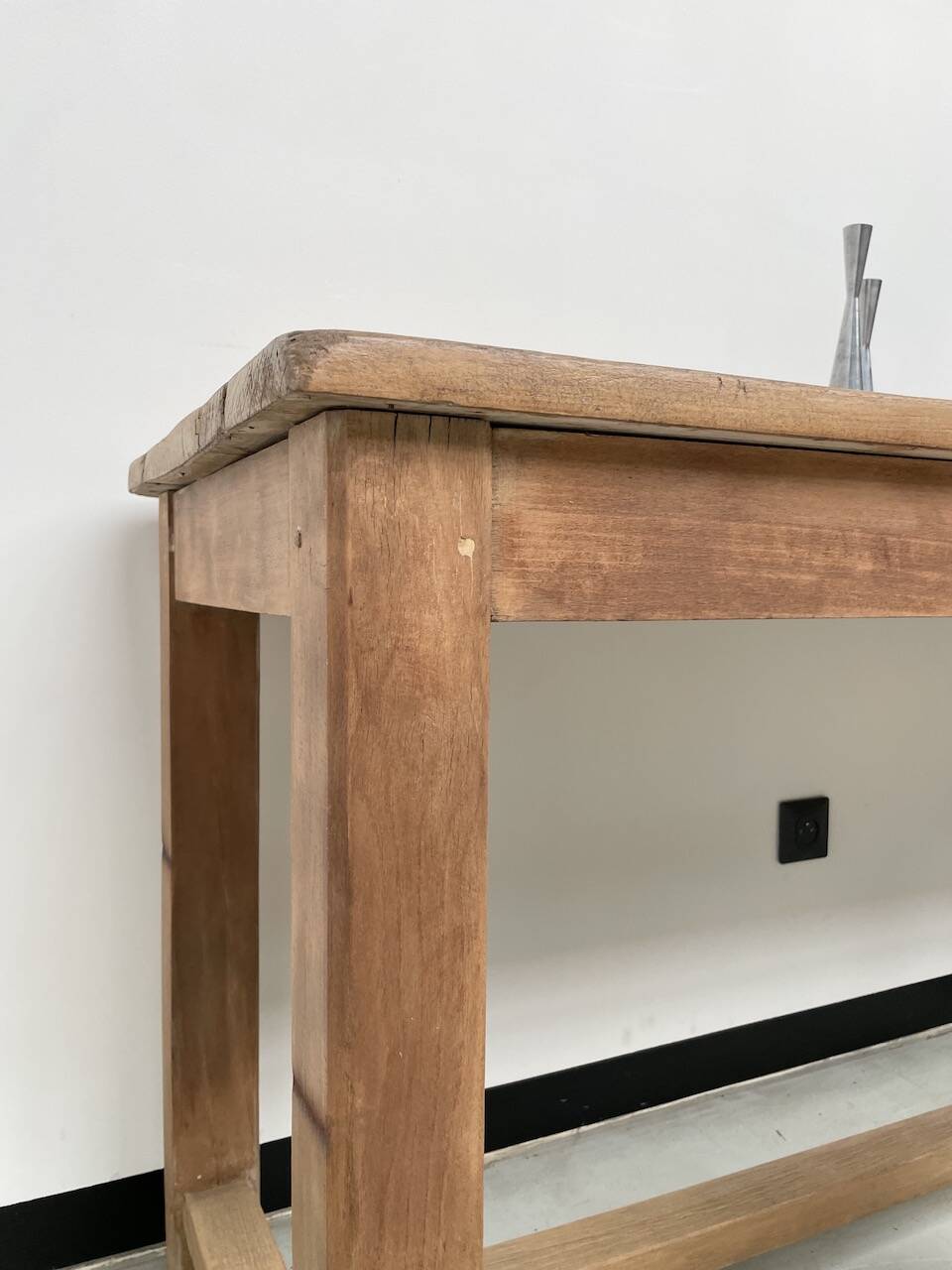 Oak console farm table 3m