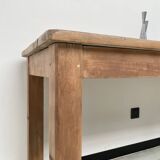 Oak console farm table 3m