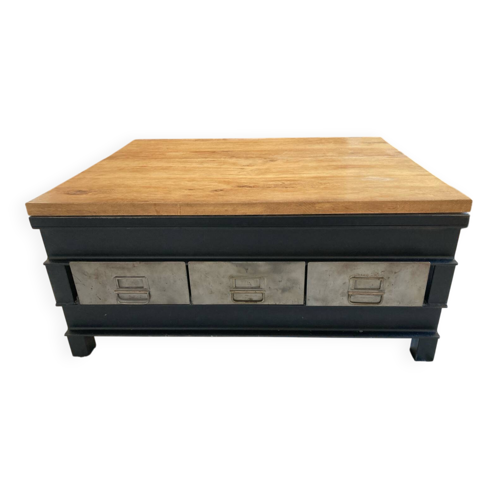 Industrial style coffee table