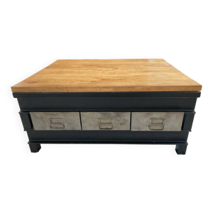 table basse style industriel