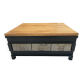 Table basse style industriel