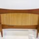 Pair of teak and rattan bed frames by Børge Mogensen