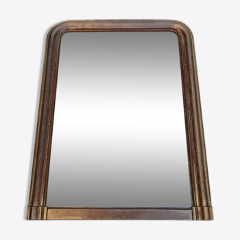 Miroir trumeau Louis Philippe doré 97x73cm