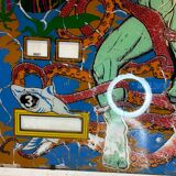 Backglass pinball machine trident stern
