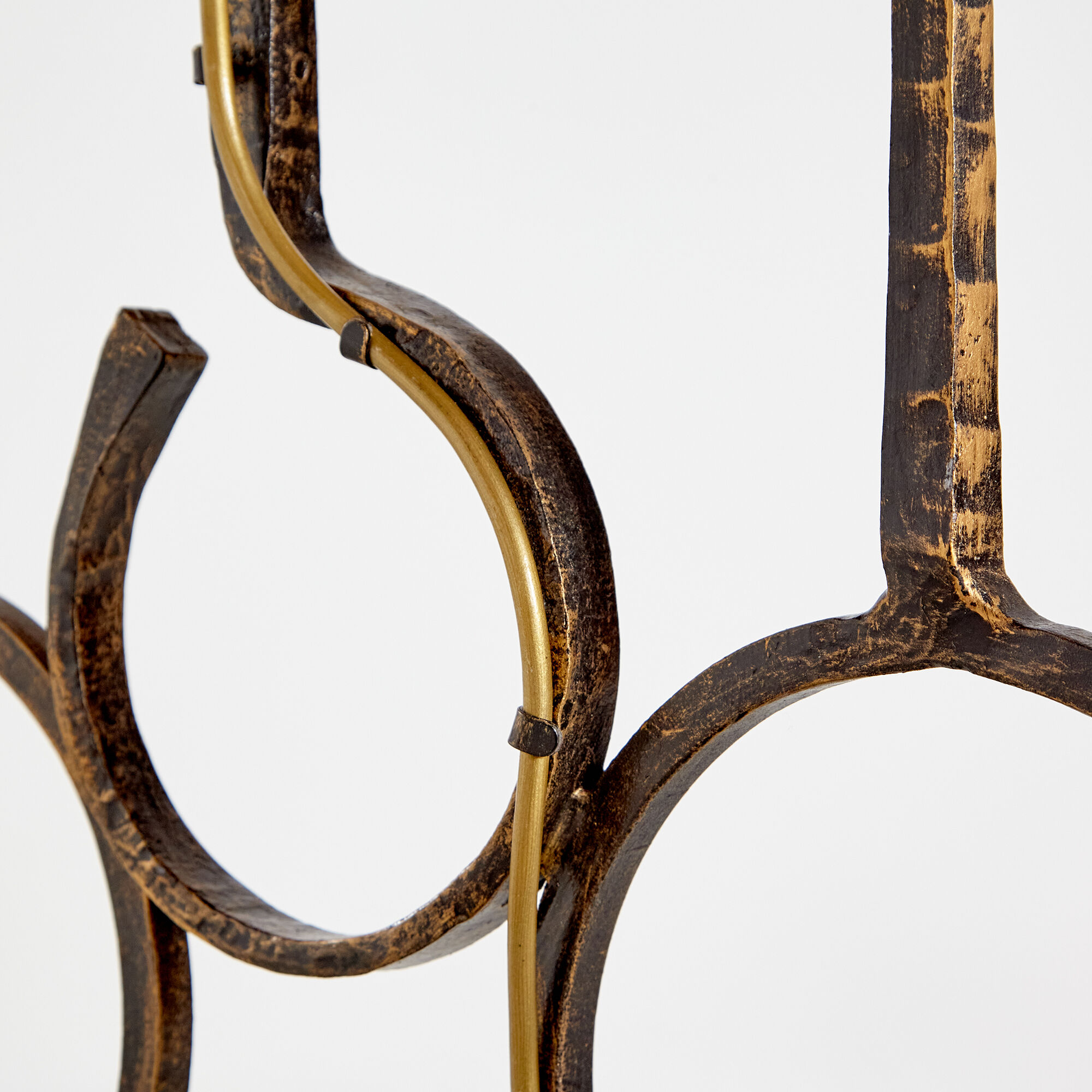 Italian wrought-iron floor lamp