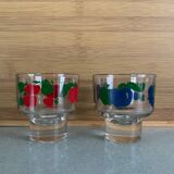 Set of 70s glasses