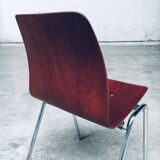Mid-Century Design Stacking Chairs by Elmar Flötotto for Pagholz, Germany, 1960s, Set of 12