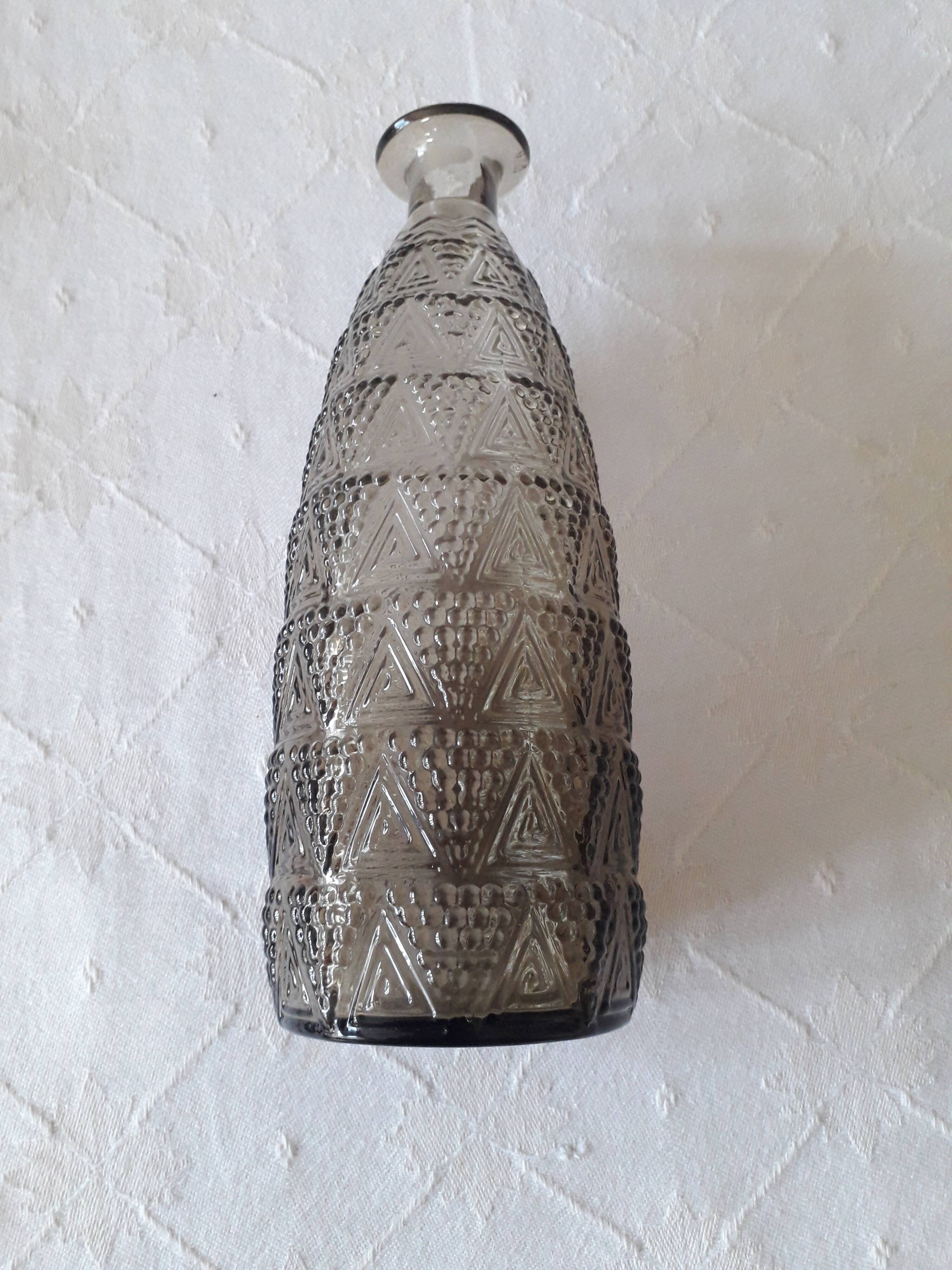 Vase vintage en verre très original