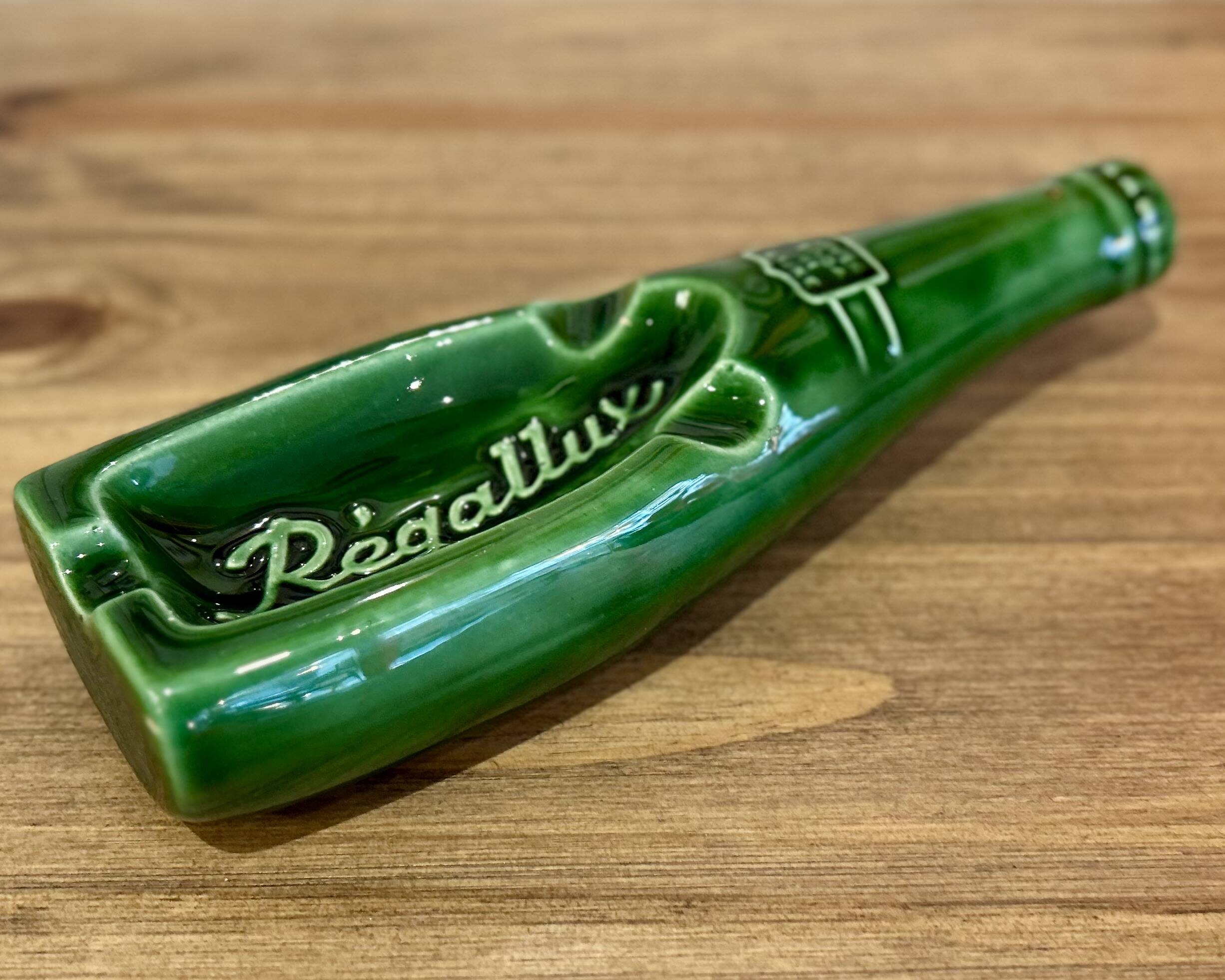 Vintage soda bottle ashtray