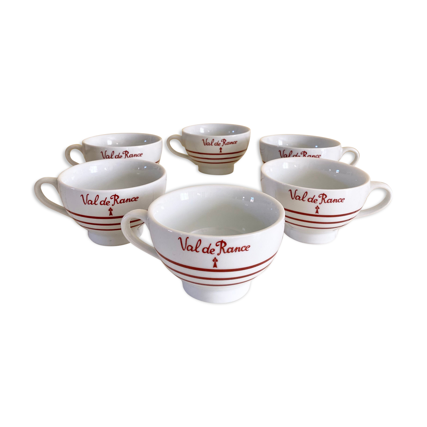 6 tasses ou bolée à cidre, origine Bretagne