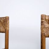 4 Dordogne chairs from the 60s, Robert Sentou