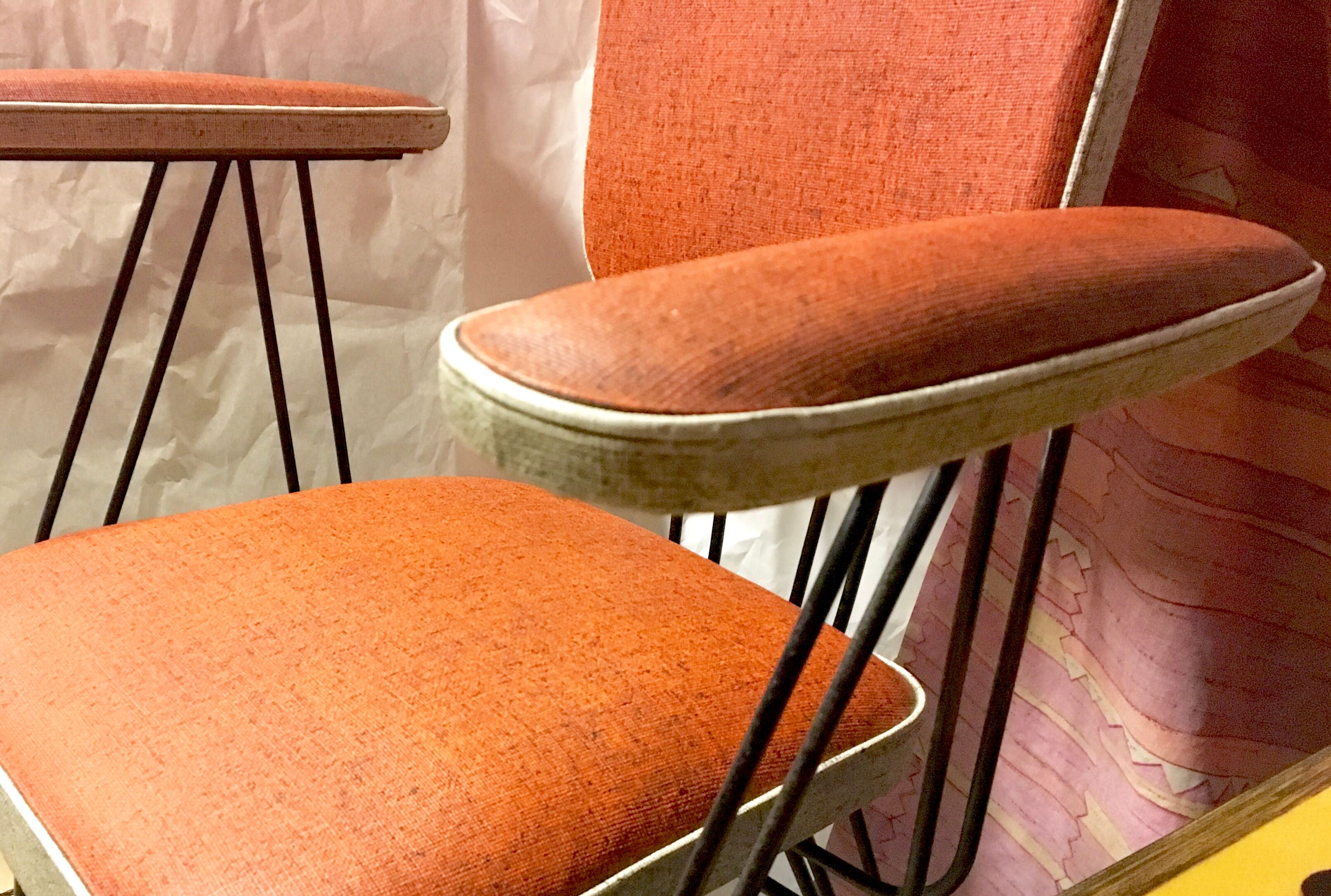 Paire de fauteuils années 50/60