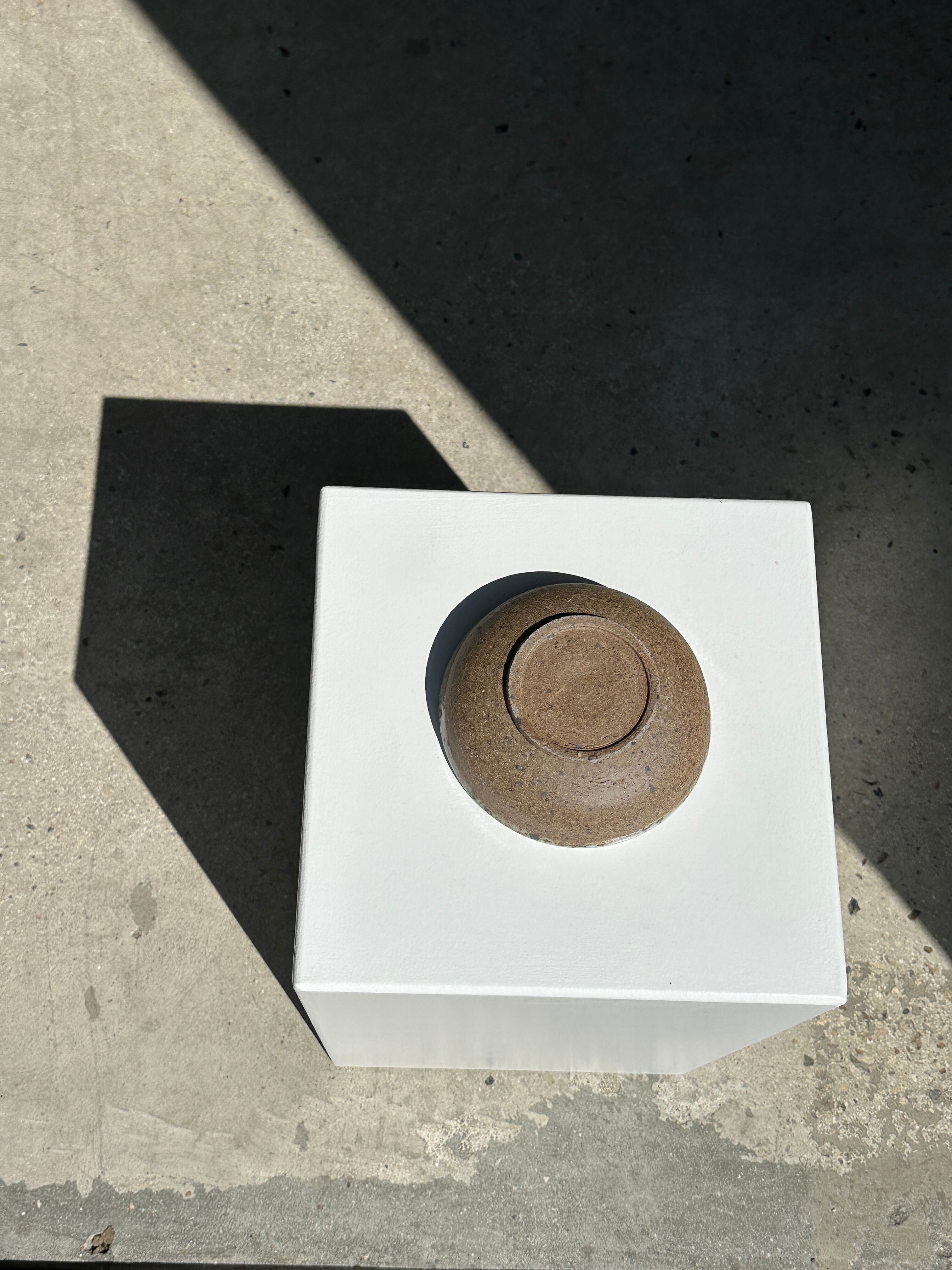 Bol en céramique moucheté et brun mat