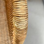 Set of 4 cantilever wicker chairs, attributed to Harvey Probber, USA, 1970s.