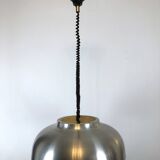 Oscar Torlasco for Lumi, large Italian pendant light with adjustable glass from 50s