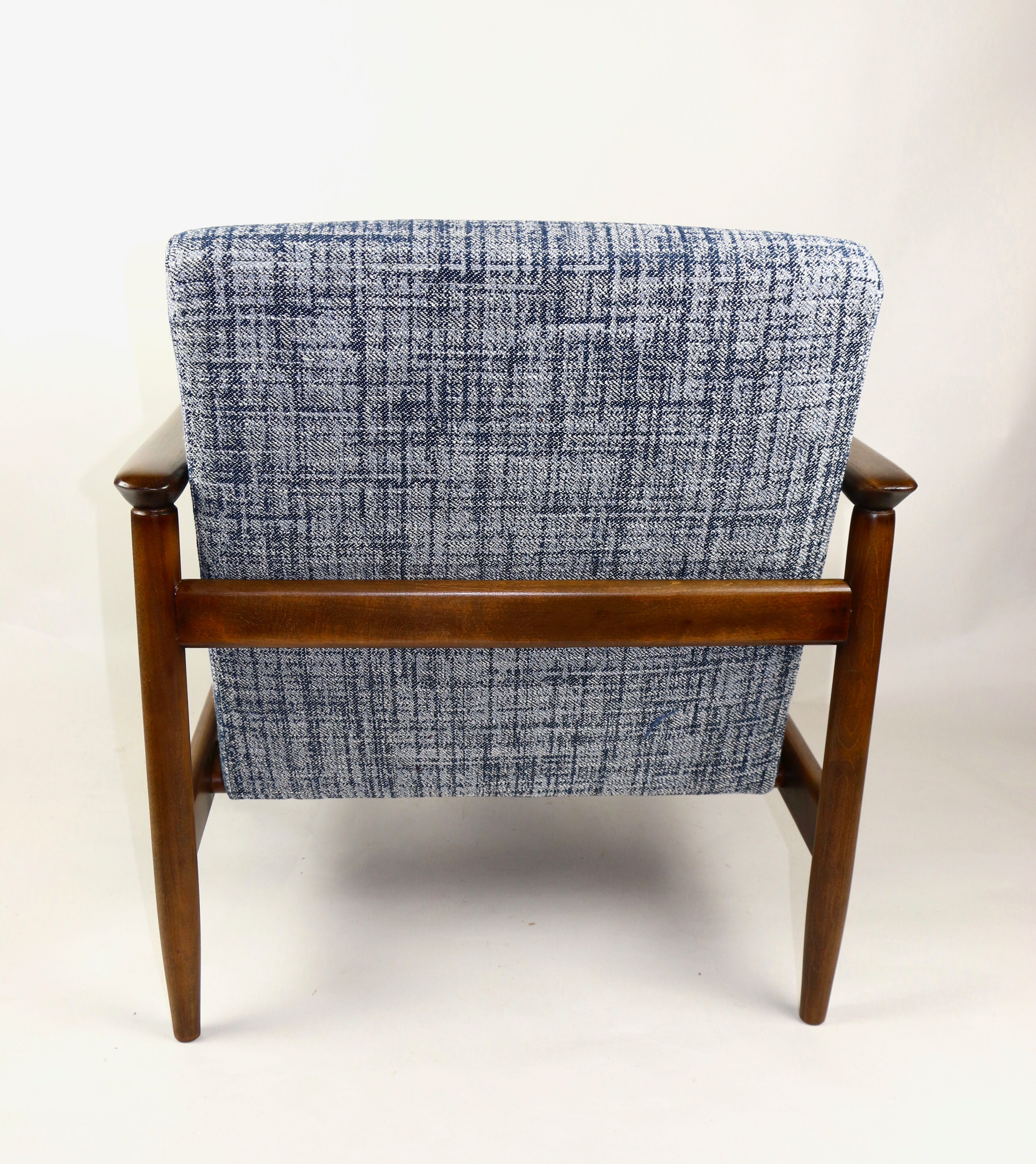 Fauteuil bleu par Edmund Homa, années 1970