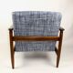 Fauteuil bleu par Edmund Homa, années 1970