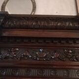 Pair of 19th century dark walnut display cases