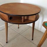 Round coffee table 1950s