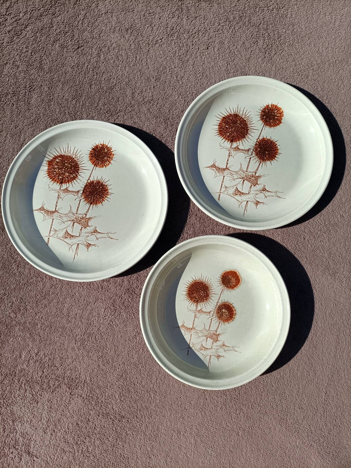 Ensemble Assiettes Sarreguemines