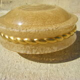 Vintage ceiling lamp glass