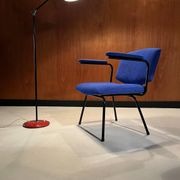Fully renovated vintage armchair, around 1950.