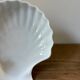Vintage ceramic shell-shaped dish