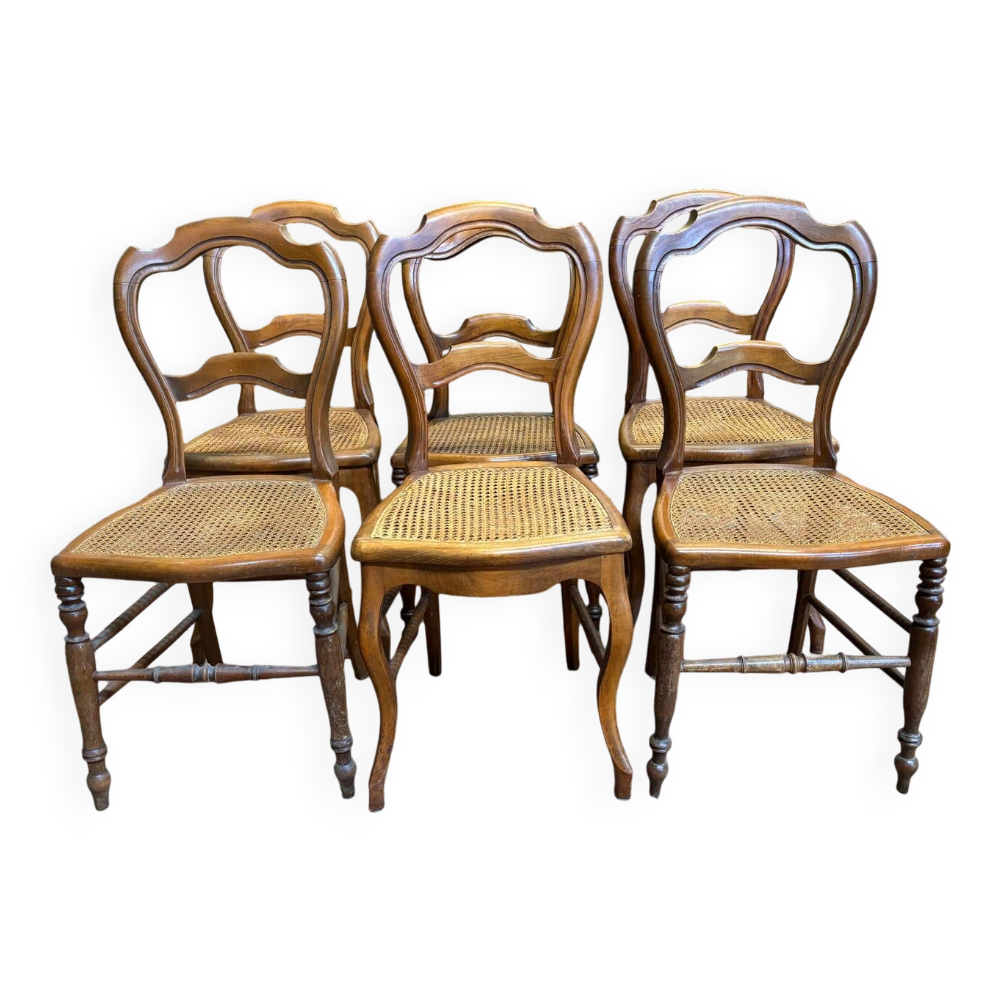 6 Louis Philippe chairs
