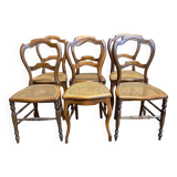 6 Louis Philippe chairs