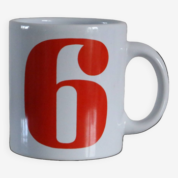 Mug Waechtersbach chiffre 6, vintage