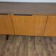 Scandinavian teak and metal sideboard