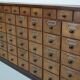 Antique Large German Oak Apothecary / Pharmacy Cabinet, 1920/1930s