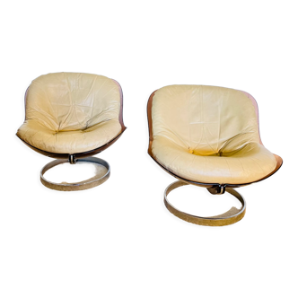 Pair of armchairs by Boris Tabacoff