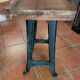 Industrial table cast iron foot