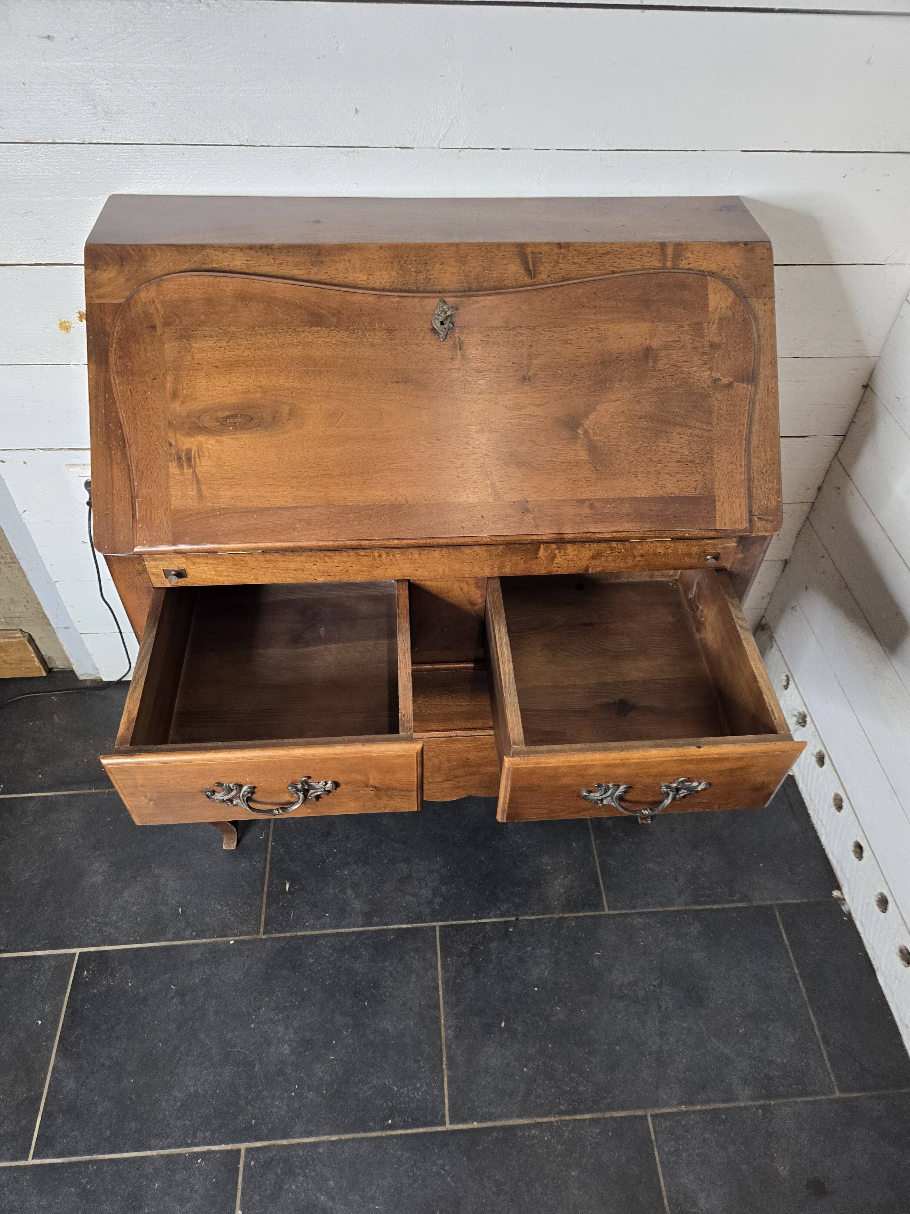 Walnut donkey desk