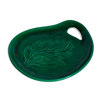 Free-form presentation dish Green Slurry 50s