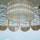 Vintage suspension light, Danish design from the 1960s, Regency style.