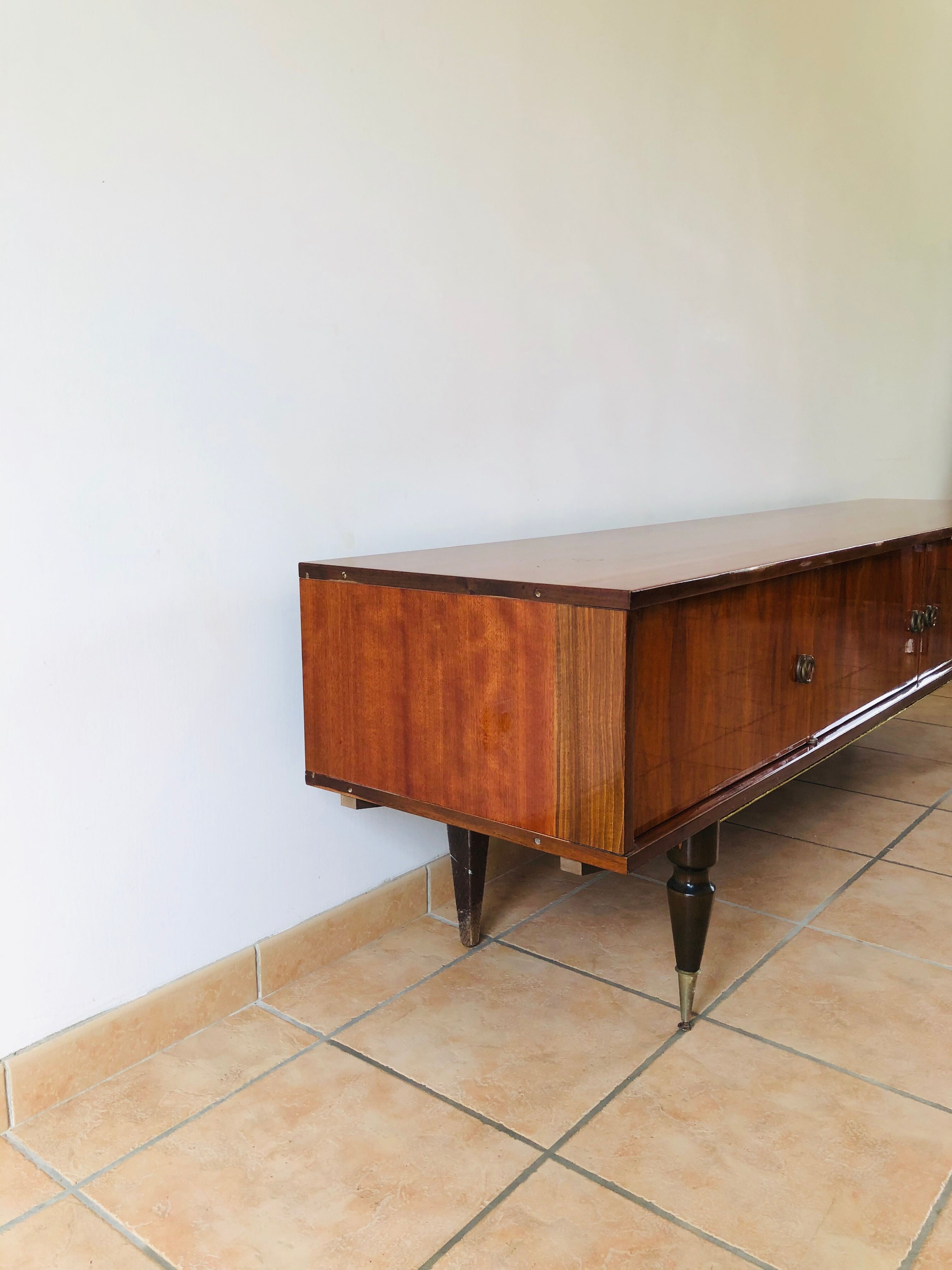 Vintage rosewood low sideboard 1969