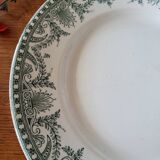 Old Earthenware Plate Moulin des Loups & Hamage Wilbur Model