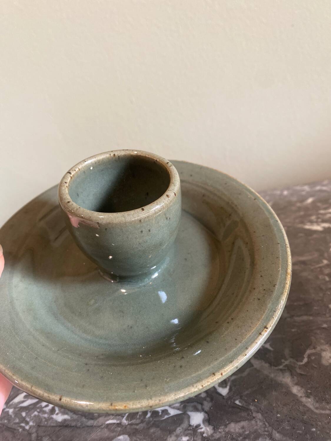 Eucalyptus stoneware egg cup
