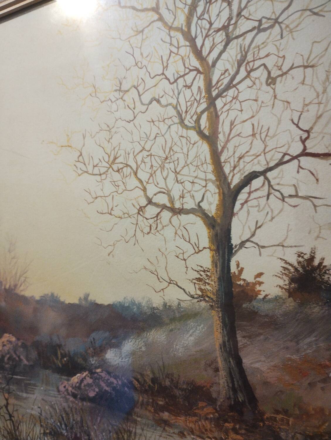 Painting signed by Aristide Benon