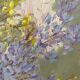 Ancient painting, still life with wildflowers 60/80s