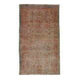 Turkish Anatolian Handmade Vintage Area Rug 200 cm x 100 cm