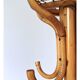 Porte-manteau perroquet en bambou vintage