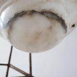 Antique French Alabaster Plafonnier Pendant Light