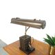 Lampe de bureau en bronze, lampe de banquier