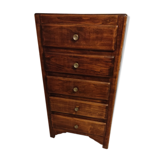 Vintage wooden chest of drawers