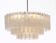 German 1960s chandelier with 60 cristall glass tubes
